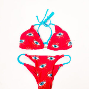 Red Eye Bikini Set