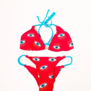 Red Eye Bikini Set