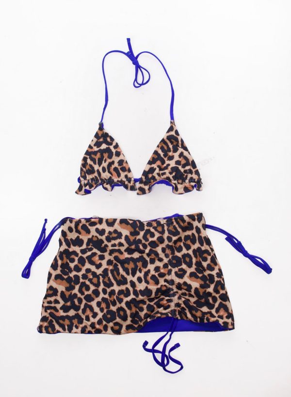 Leopard Skirt Set