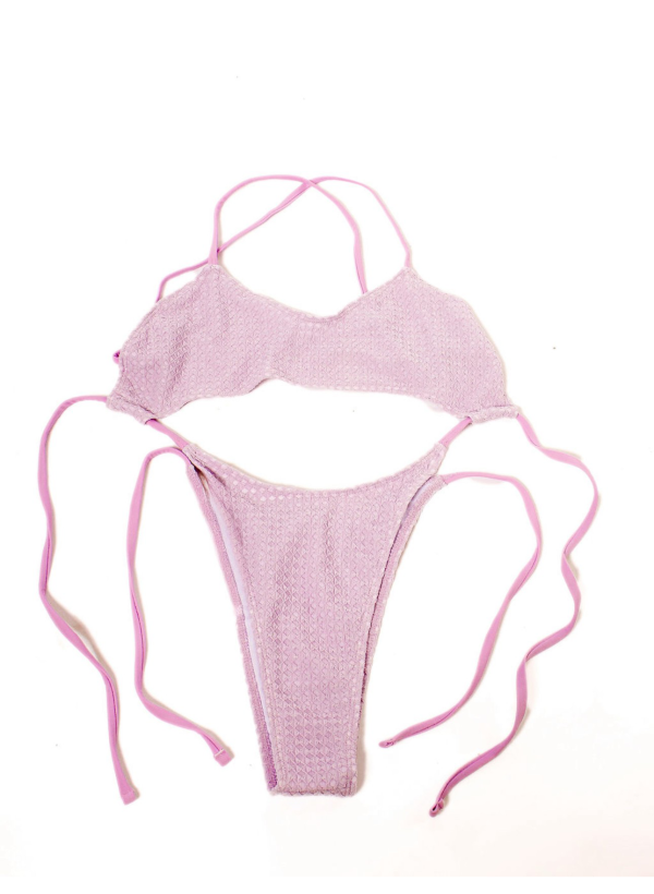 Rose Chain Knit Bikini