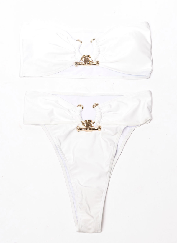 White Gold Clasp Bikini
