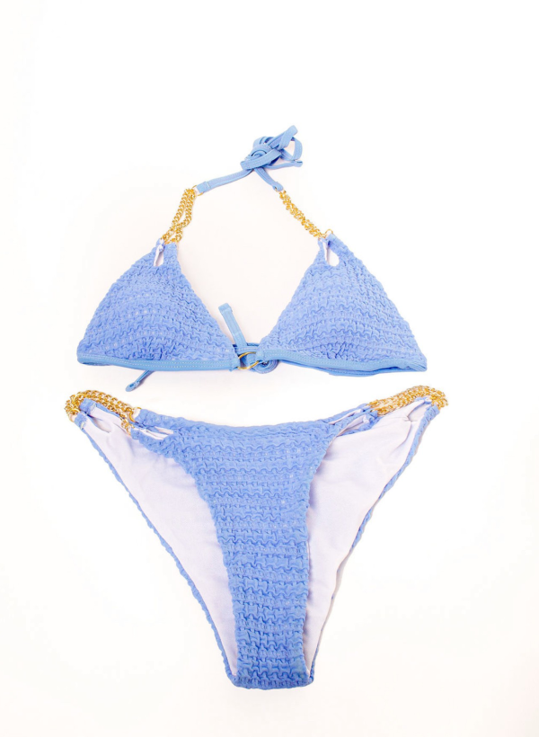 Sky Chain Knit Bikini
