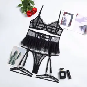 Turquoise Tulle Cage Set