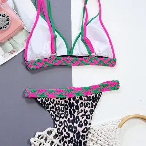 Teal Metallic Bikini